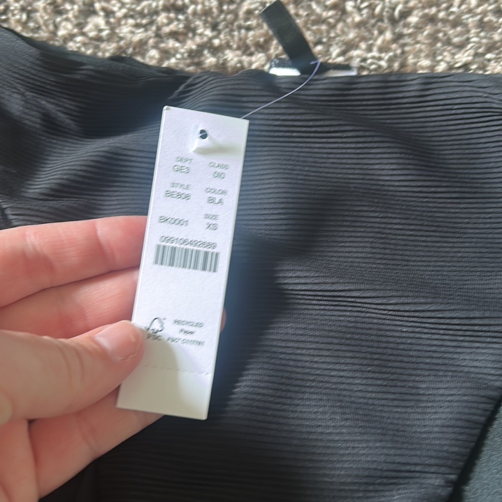 NWT J. Crew Ribbed Black Bikini Swim Bottoms Only XS - Picture 3 of 13